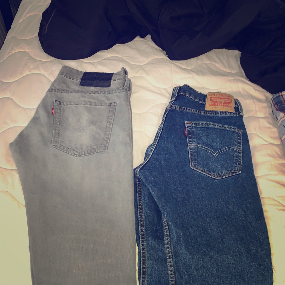 Levi 511 straight jeans 32wx30l